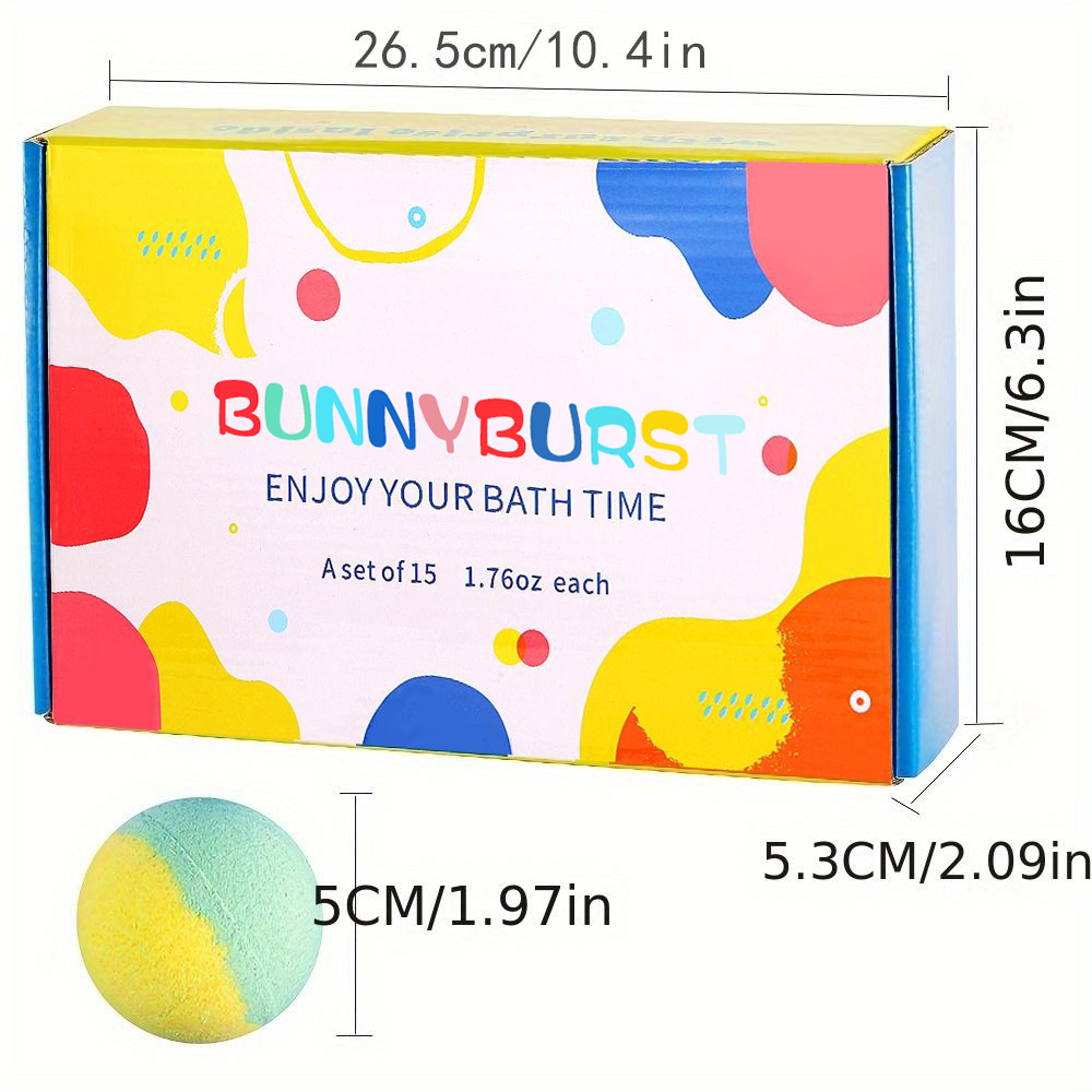 🐰🥚BunnyBurst Surprise Bath Bombs for Kids🛁✨