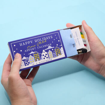 Happy Holidays Cross Stitch Advent Calendar With 24 Cross Stitch Projects