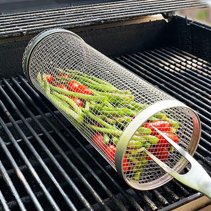 40% OFF🔥🔥-Rolling BBQ Basket