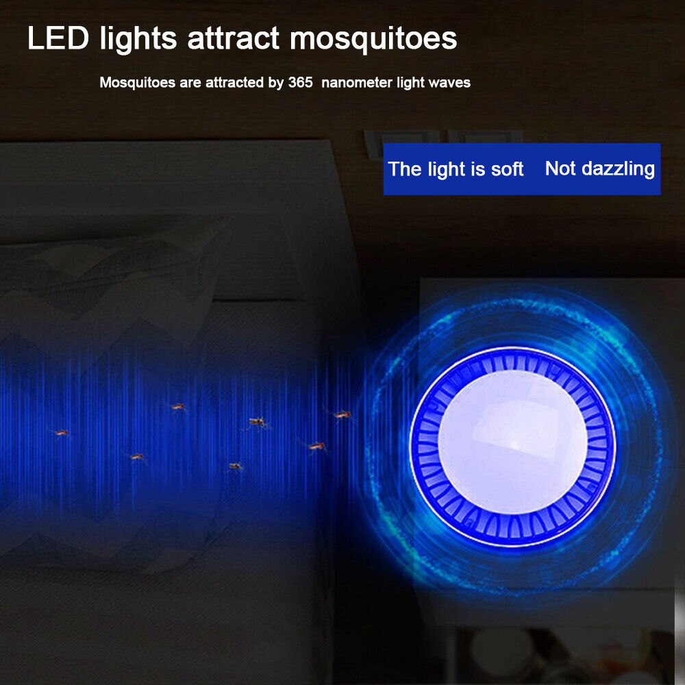 LAST DAY SALE 50% OFF 🔥 USB POWER MOSQUITO KILLER LED LIGHT LAMP PEST CONTROL