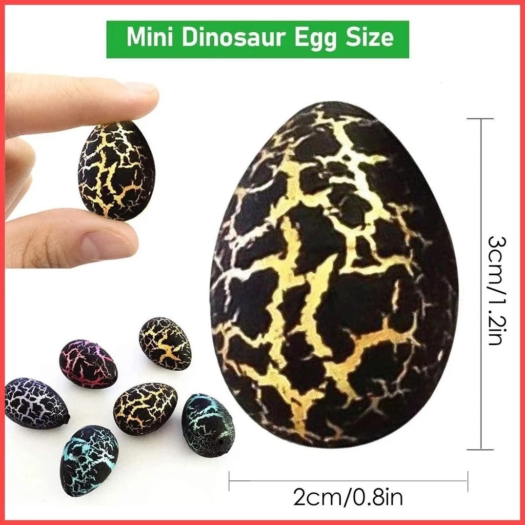 Easter Valentine Gifts, 24pcs Hatching Dinosaur Eggs Growing Valentine Eggs