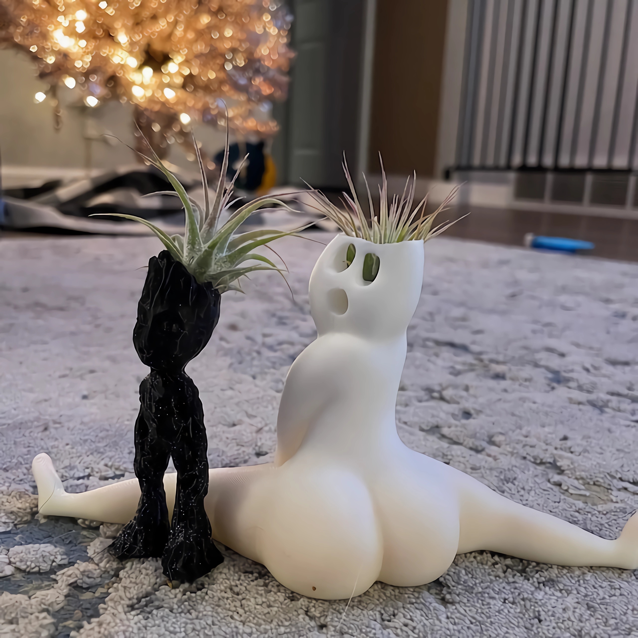 👻Hilarious Air Plant Display-Big Booty Ghost Planter💦