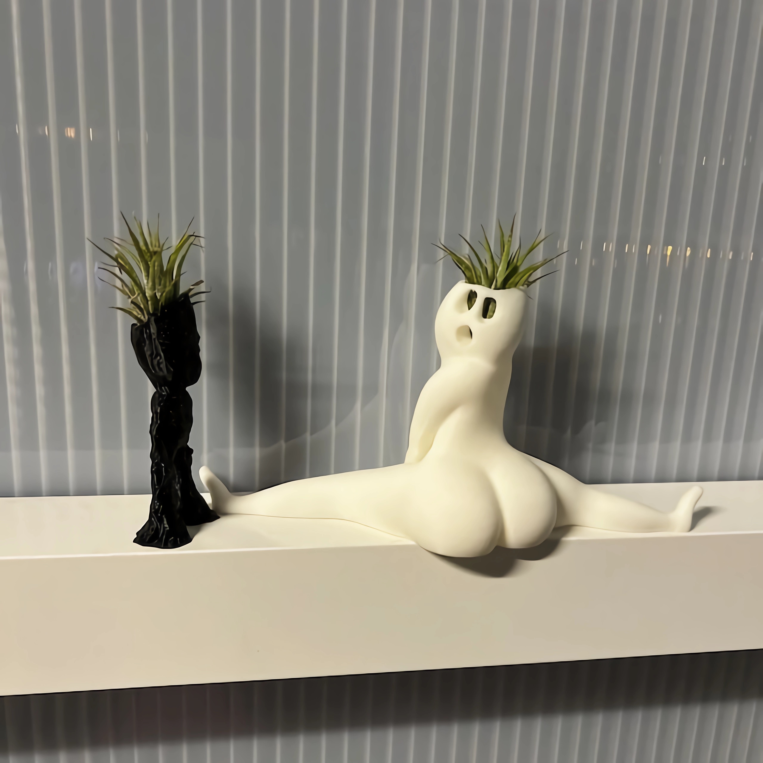 👻Hilarious Air Plant Display-Big Booty Ghost Planter💦