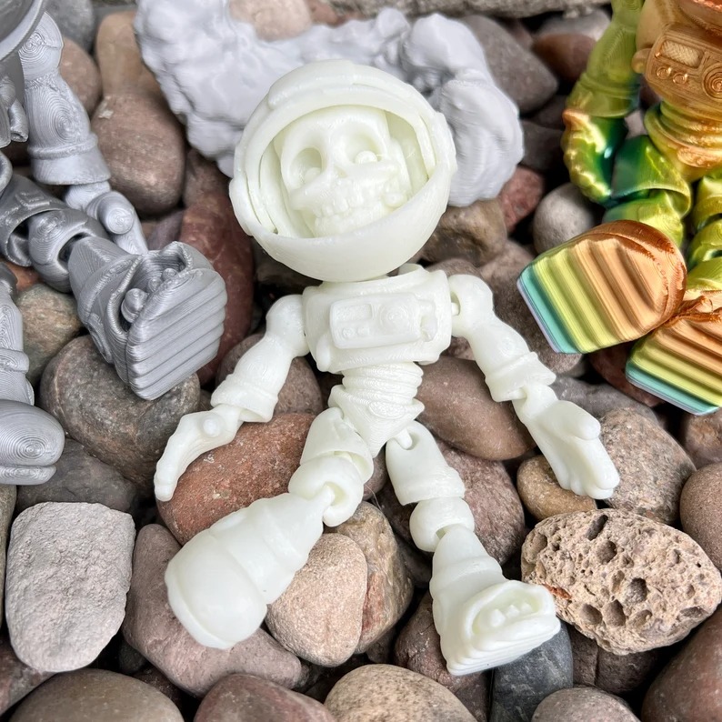 3D Print Printed Astronaut Skeleton