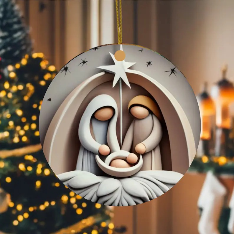 Nativity Christmas Ornament
