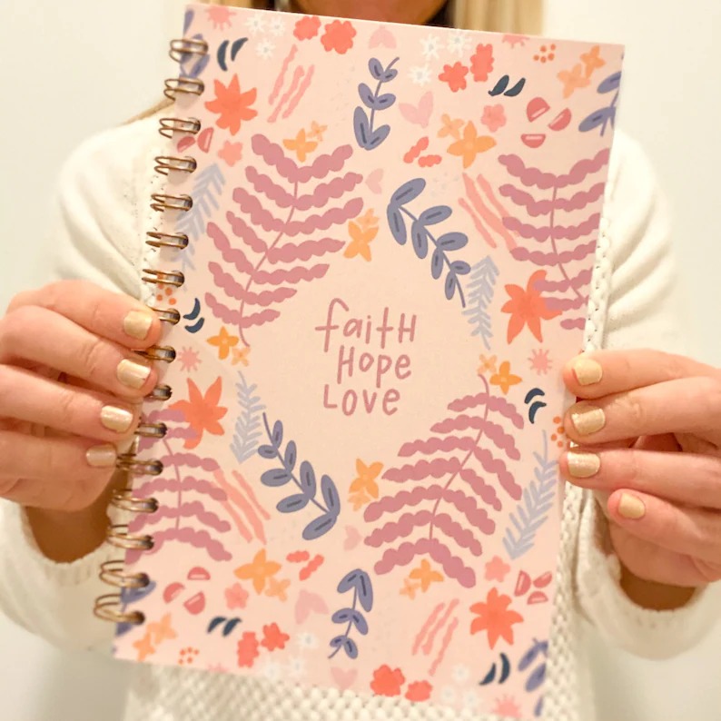 Praise God from whom all blessings flow Spiral Notebooks
