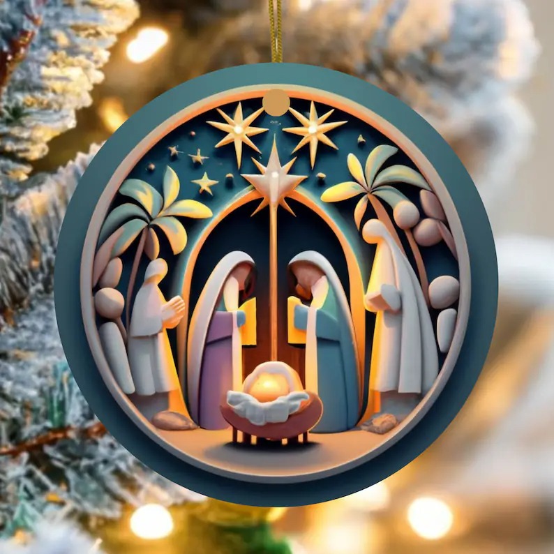 Nativity Christmas Ornament