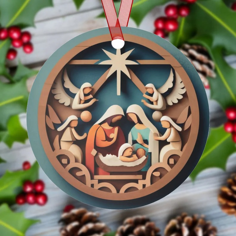 Nativity Christmas Ornament