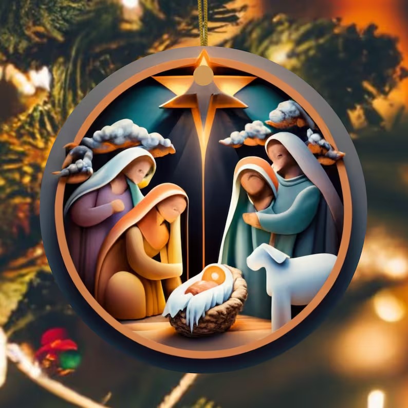 Nativity Christmas Ornament