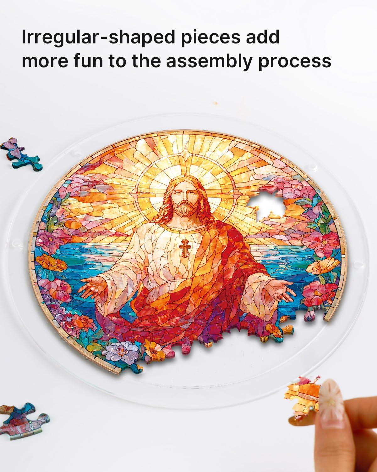 🌸 Mother's Day 60% Off Limited Time!– 🔥 Handmade DIY Acrylic Puzzle Suncatcher 