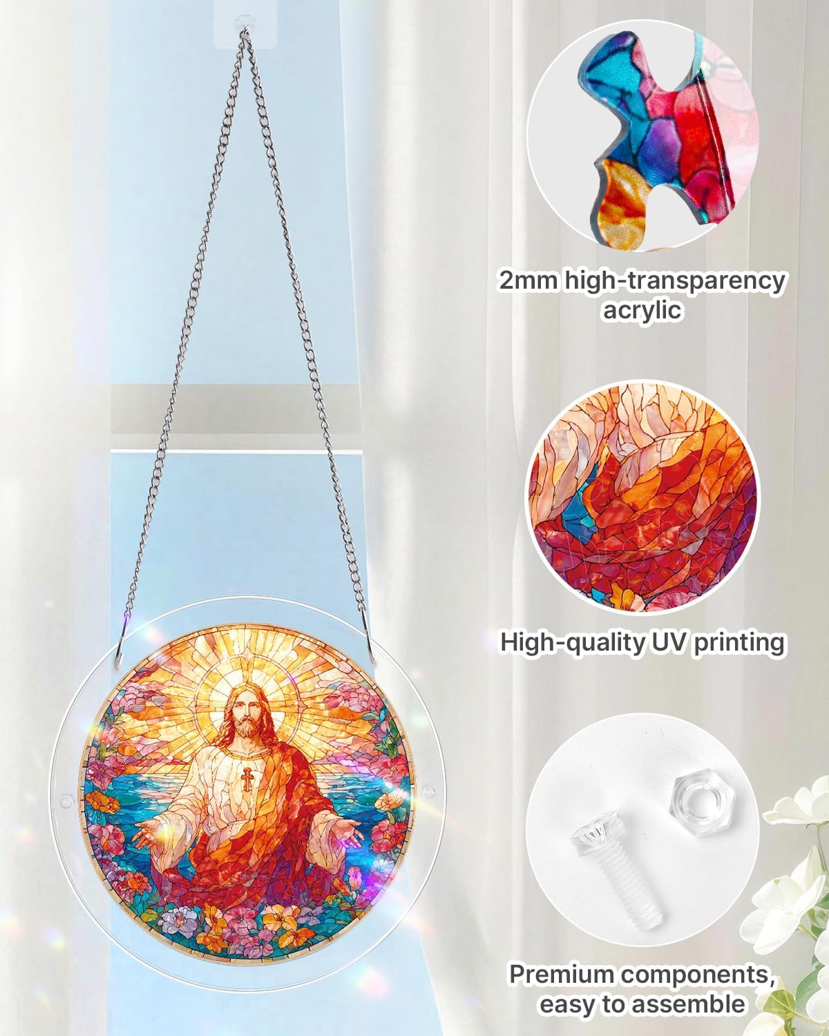🌸 Mother's Day 60% Off Limited Time!– 🔥 Handmade DIY Acrylic Puzzle Suncatcher 