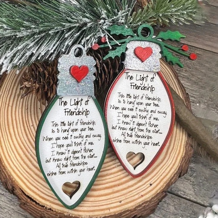 Friend Christmas Ornament