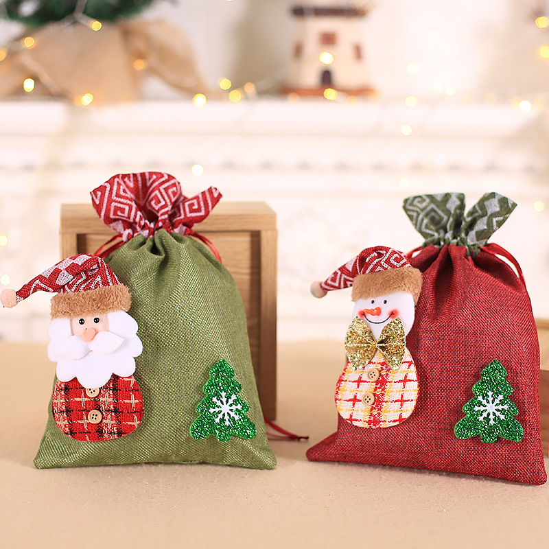 🎅Xmas Pre-Sale🔥Drawstring Christmas Wrapping Bags