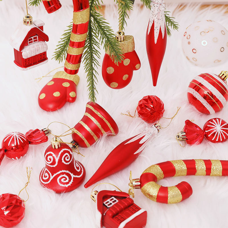 16Pcs Christmas Ornaments Balls Set