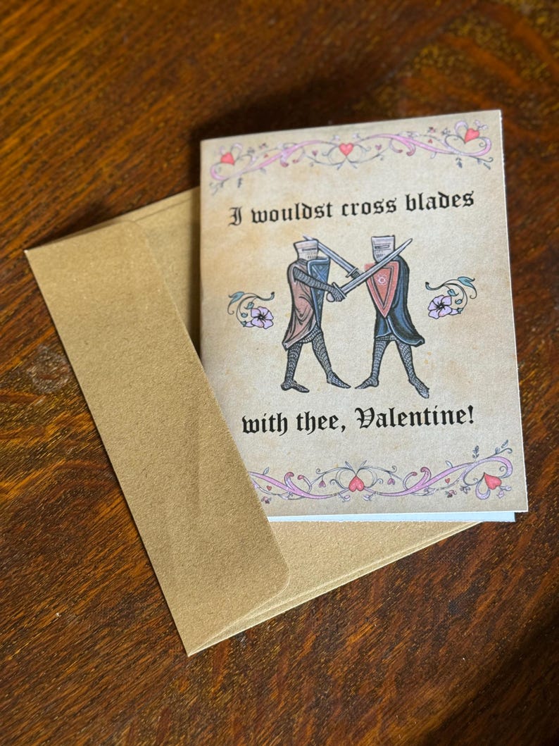 Medieval Valentine's Cards