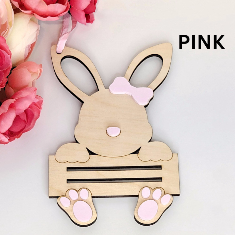 Personalized Easter Bunny Money Holder