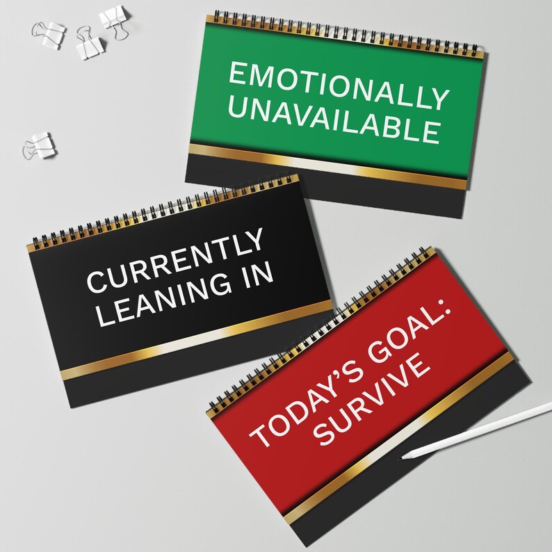 Funny Desk Plaque Flipbook,
