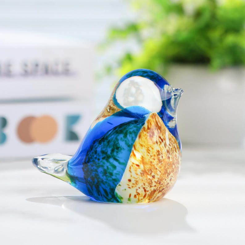 🌸 Mother's Day 60% Off Limited Time!– 🔥Hand Blown Glass Bluebird of Happiness Suncatcher