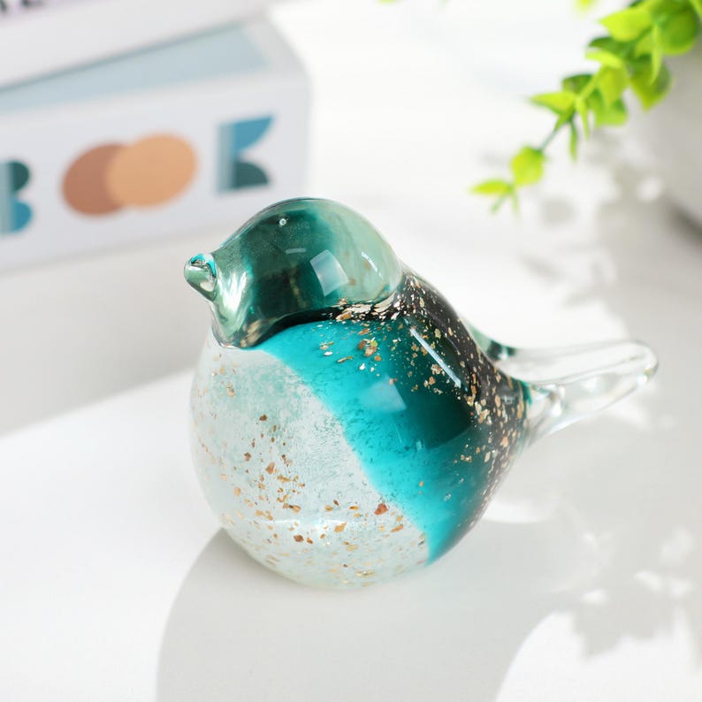 🌸 Mother's Day 60% Off Limited Time!– 🔥Hand Blown Glass Bluebird of Happiness Suncatcher