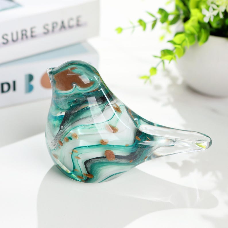 🌸 Mother's Day 60% Off Limited Time!– 🔥Hand Blown Glass Bluebird of Happiness Suncatcher