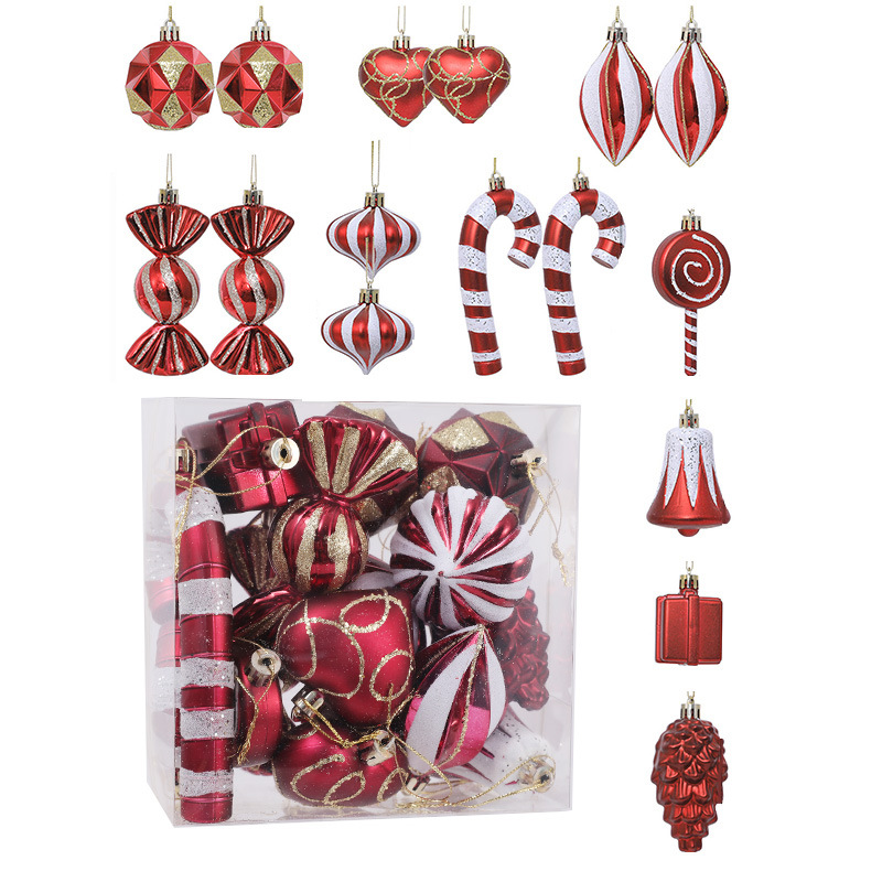 16Pcs Christmas Ornaments Balls Set