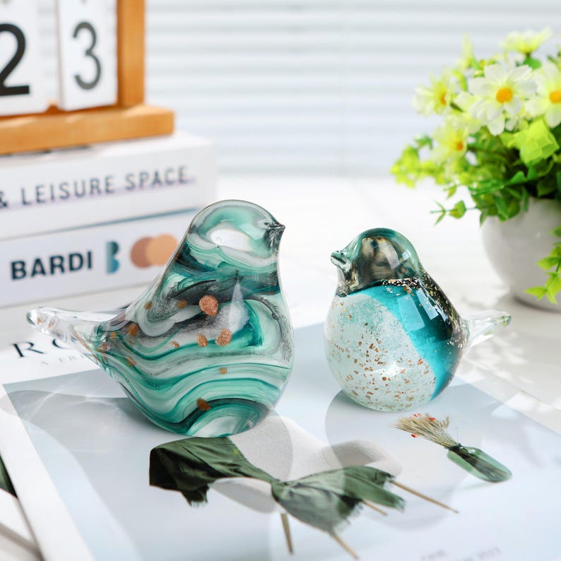 🌸 Mother's Day 60% Off Limited Time!– 🔥Hand Blown Glass Bluebird of Happiness Suncatcher