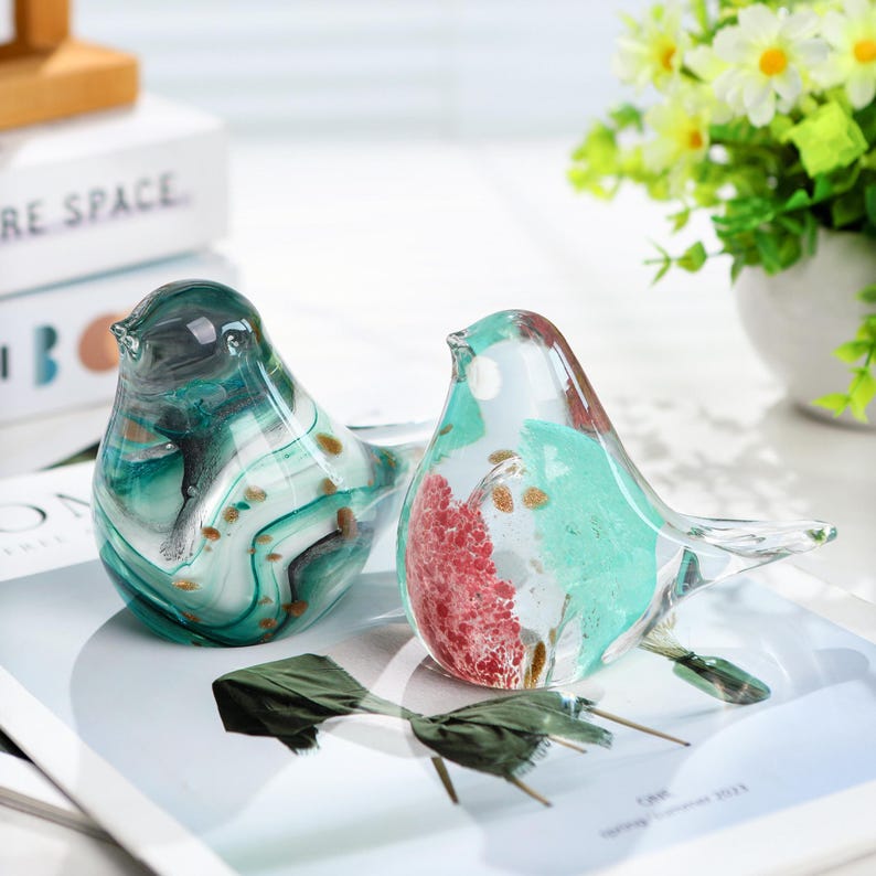 🌸 Mother's Day 60% Off Limited Time!– 🔥Hand Blown Glass Bluebird of Happiness Suncatcher