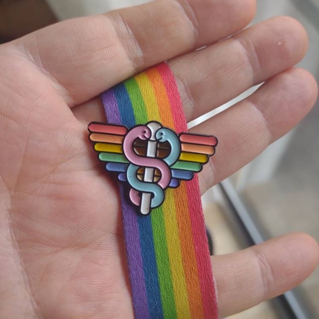 You Are Safe With Me Pin
