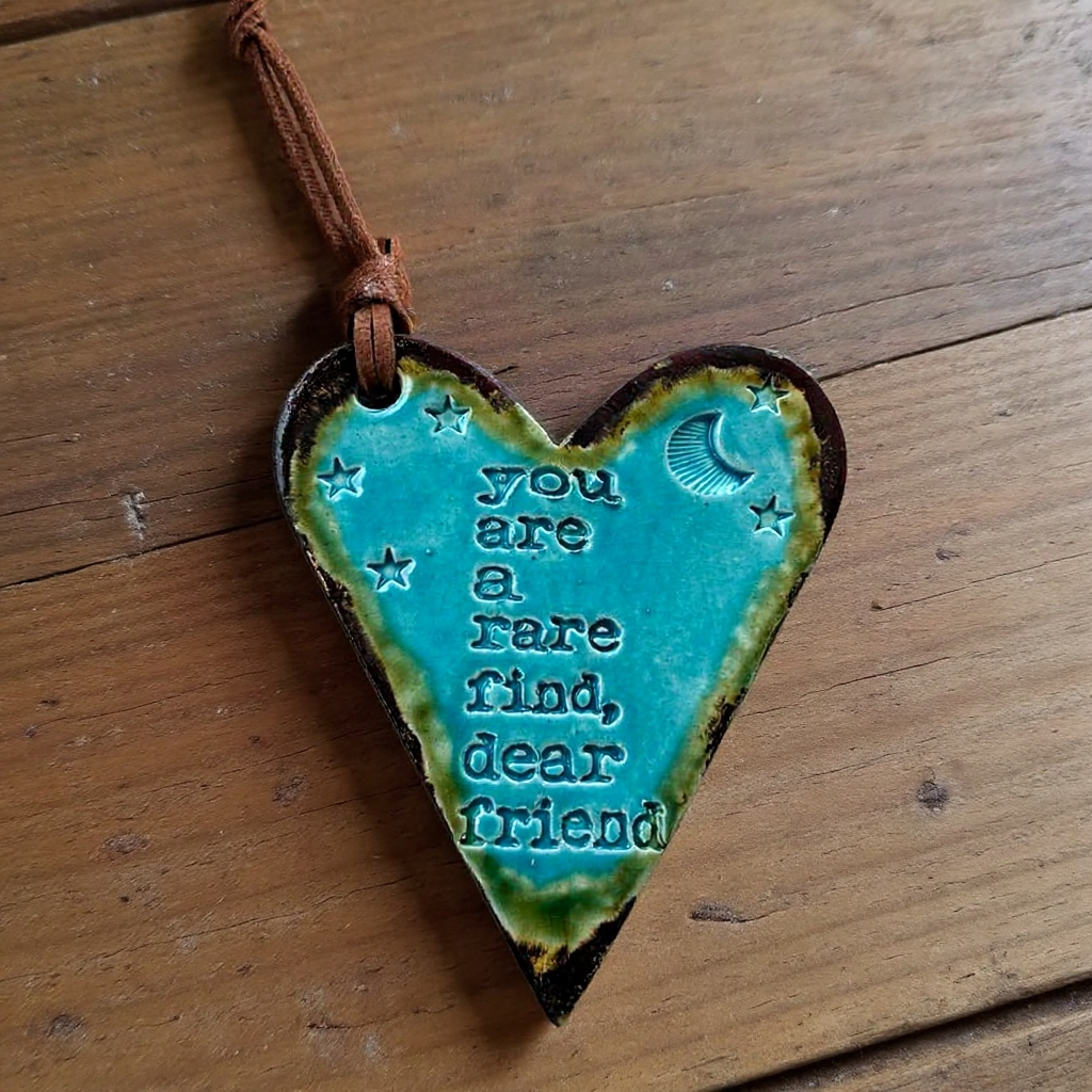 👧SOUL SISTER ... Handmade Ceramic Ornament