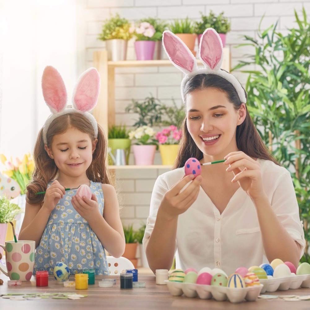 White Wooden Easter Egg -DIY Game for Kids