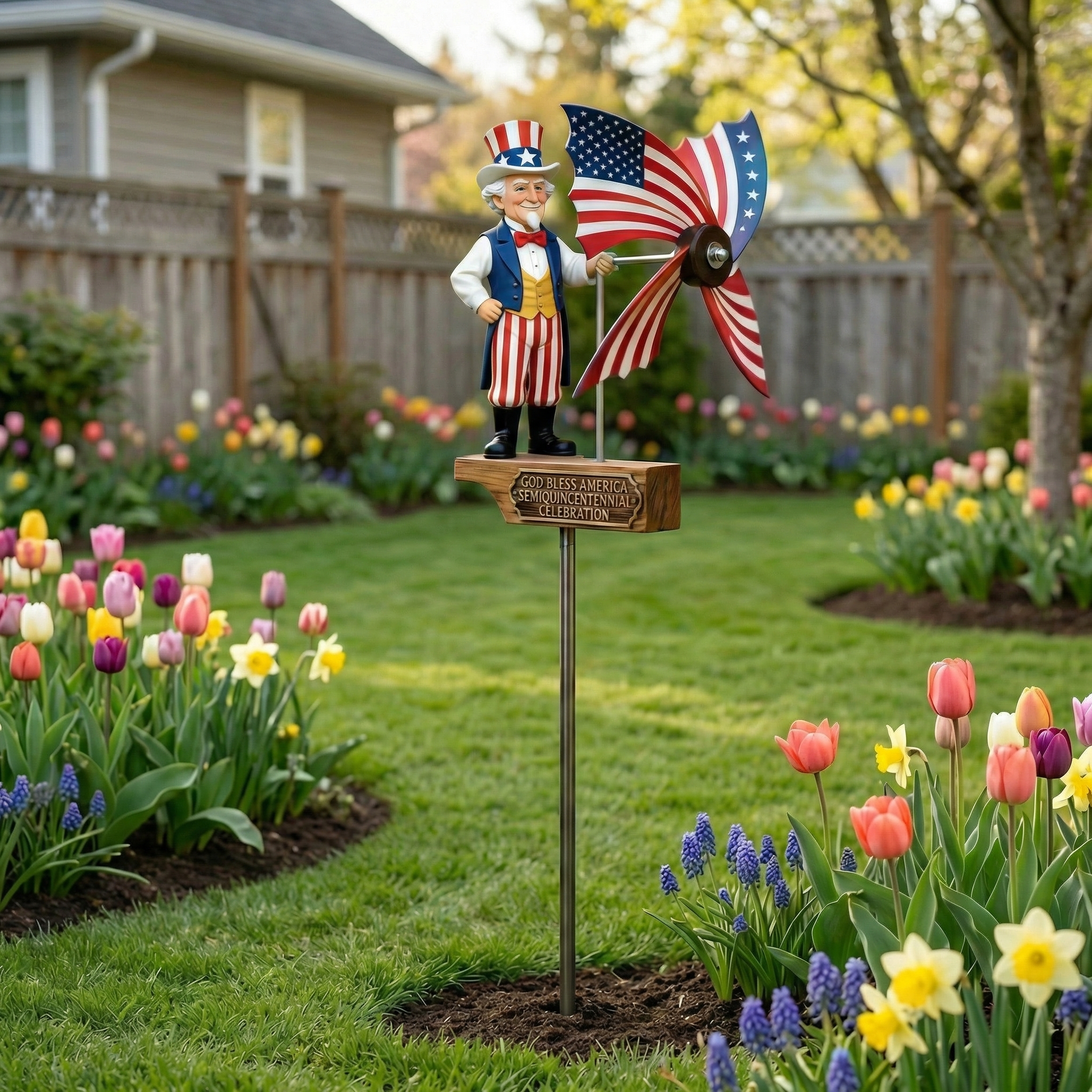 Freedom's Guardians Patriotic Wind Spinners