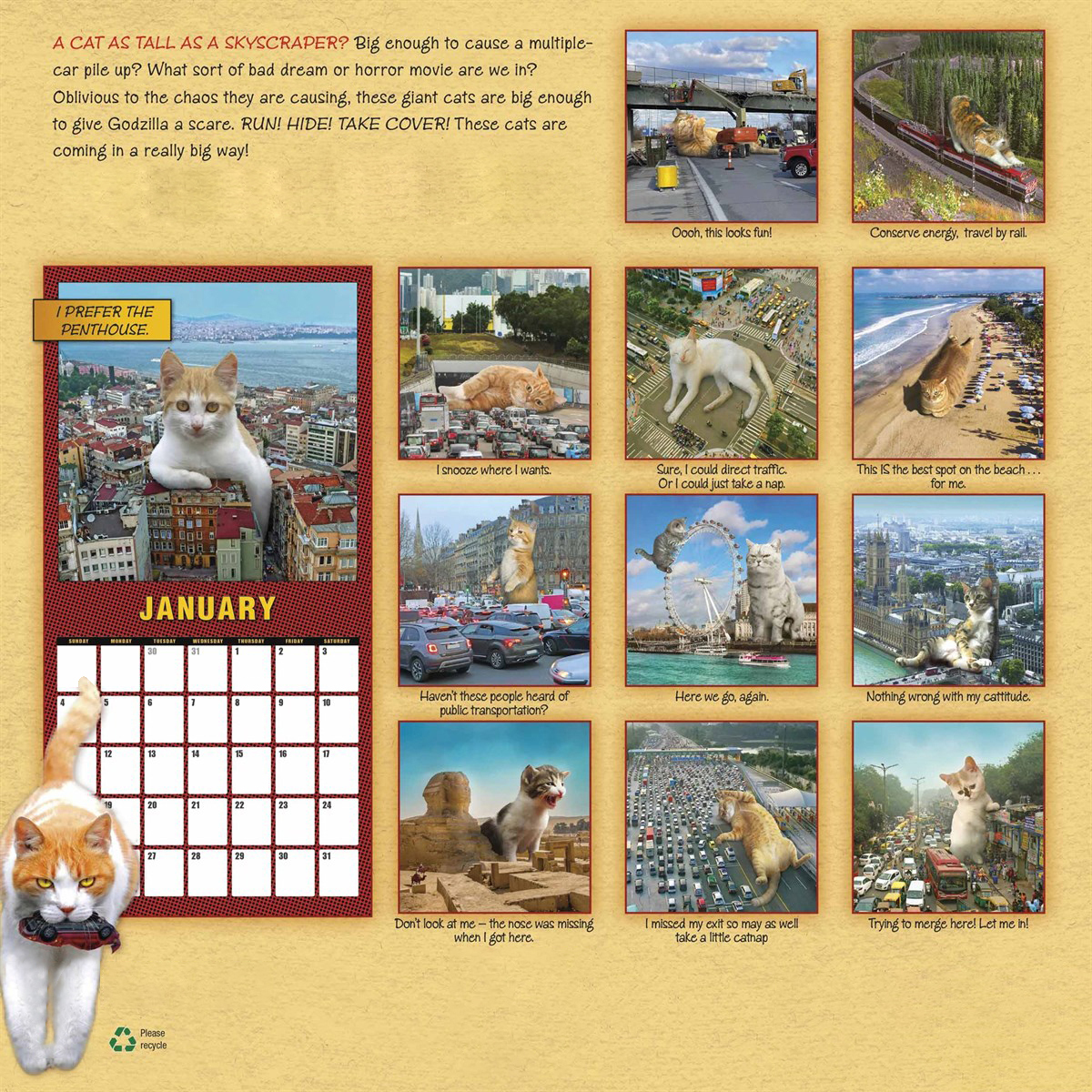 Catzilla Calendar 2026