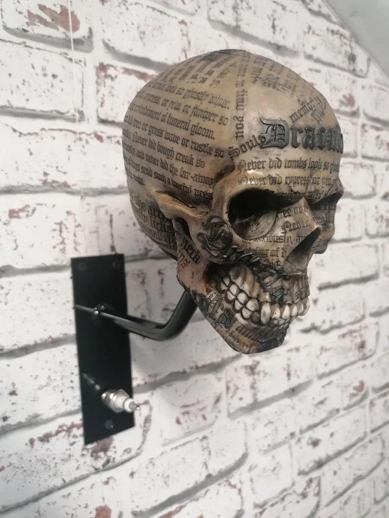 LAST DAY 70% OFF - 🏴‍☠️Motorcycle Helmet and Jacket Skull Holder