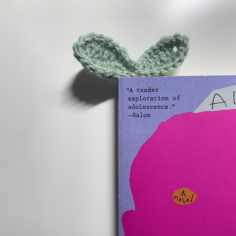 Leaf Sprout Crochet Bookmark-Perfect Gift for Book Lovers