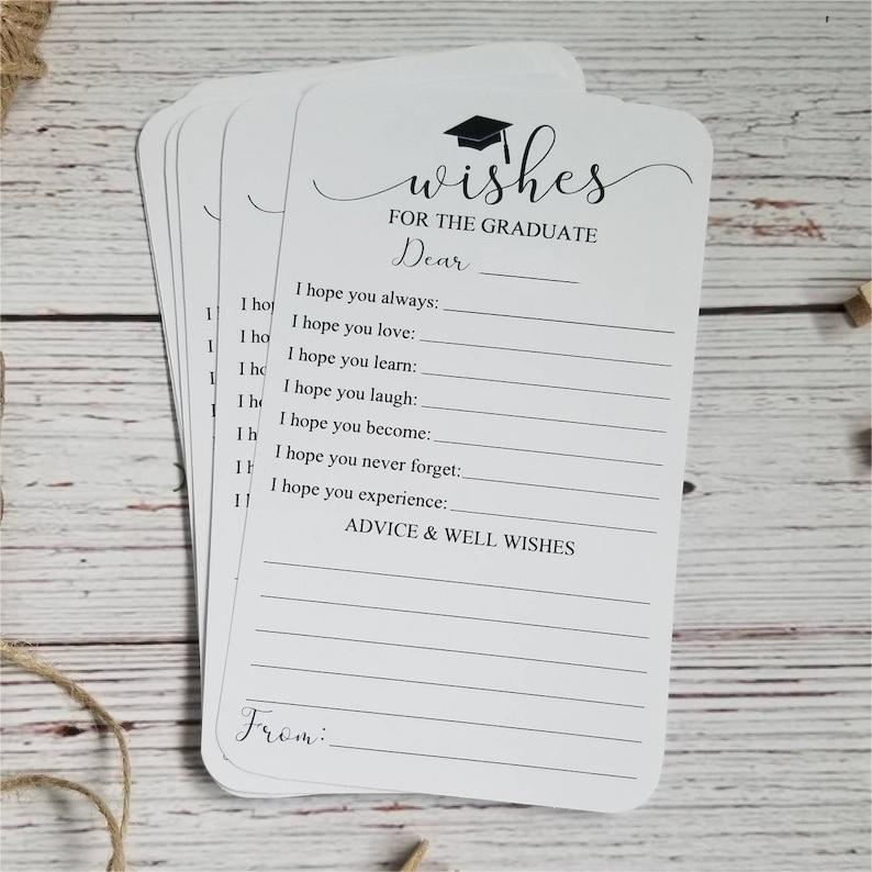 Set of 12 Graduation Wishes Cards 