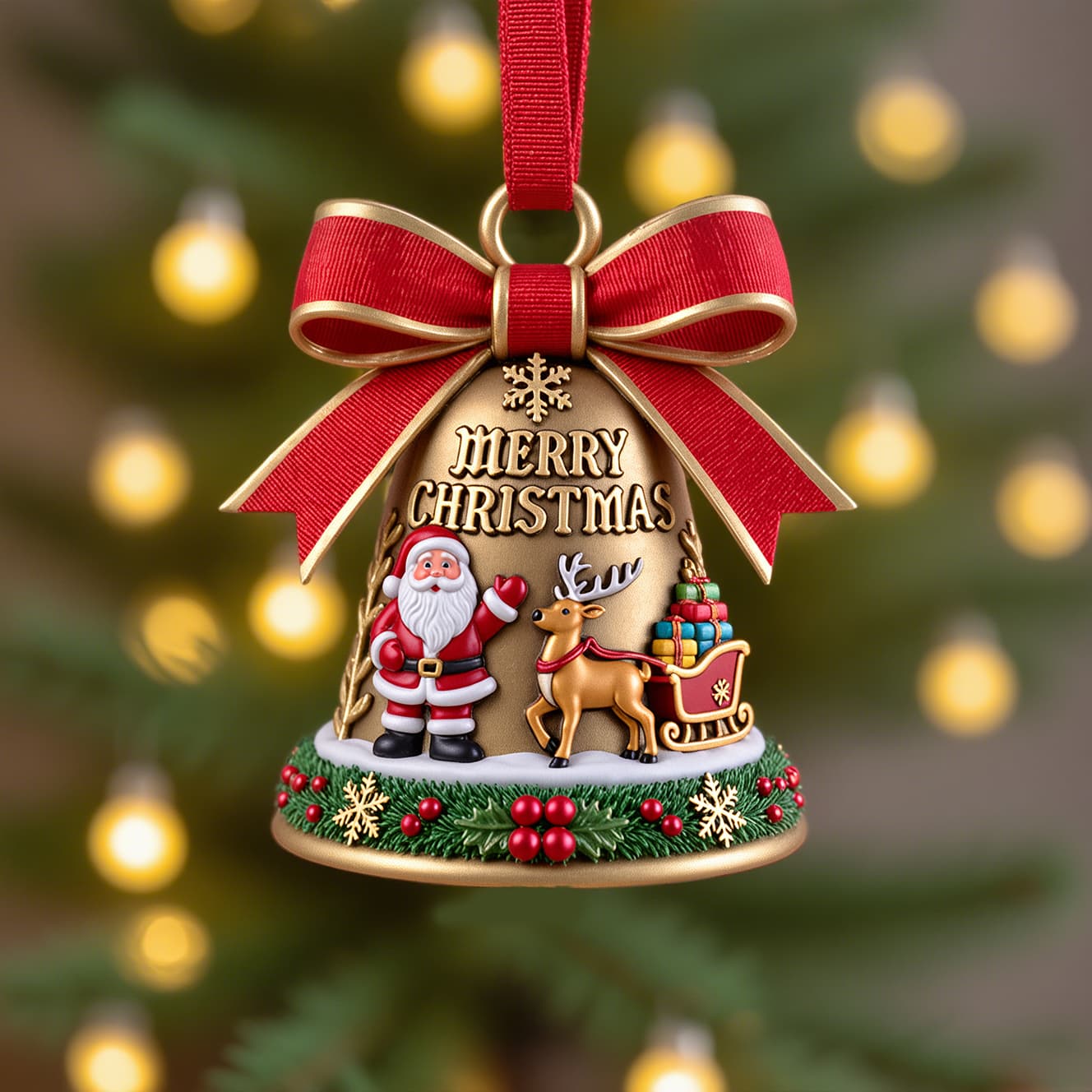  Christmas Bow Ornament