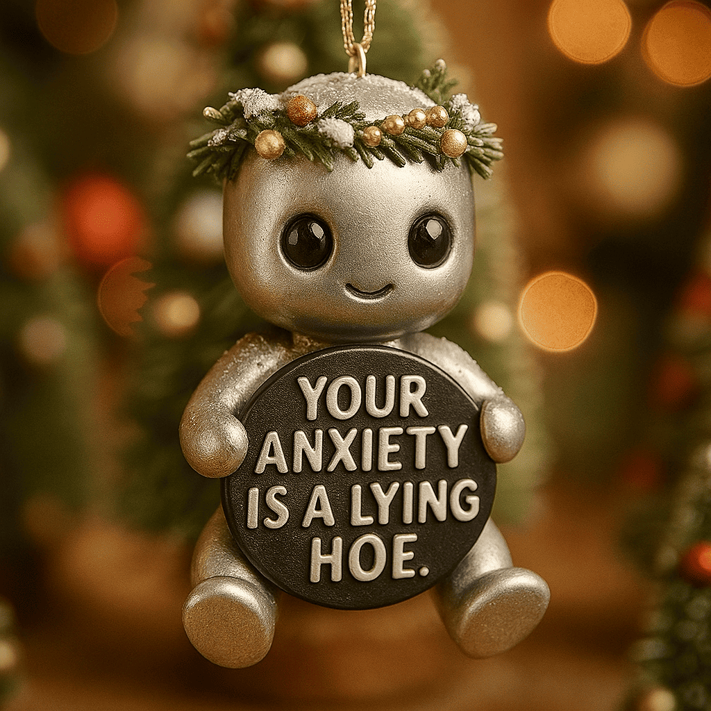 Your Anxiety Is A Lying H*e Robot Decorate