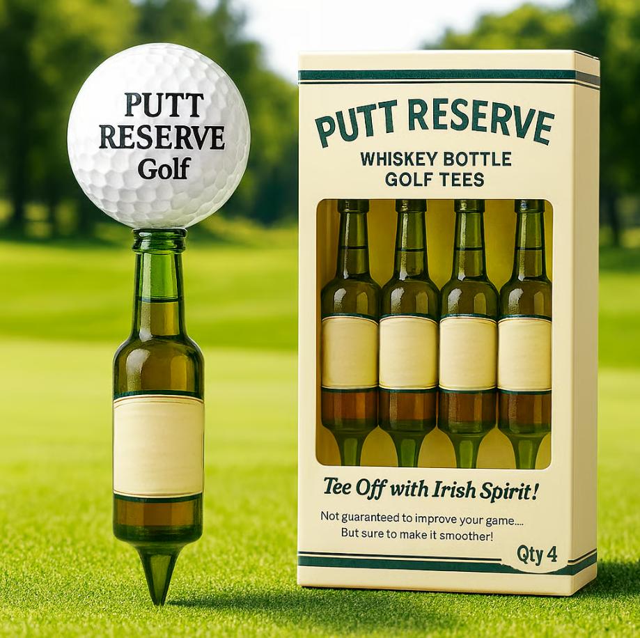 Whiskey Bottle Golf Tee