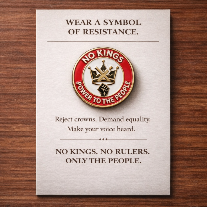 "No Kings" Pin