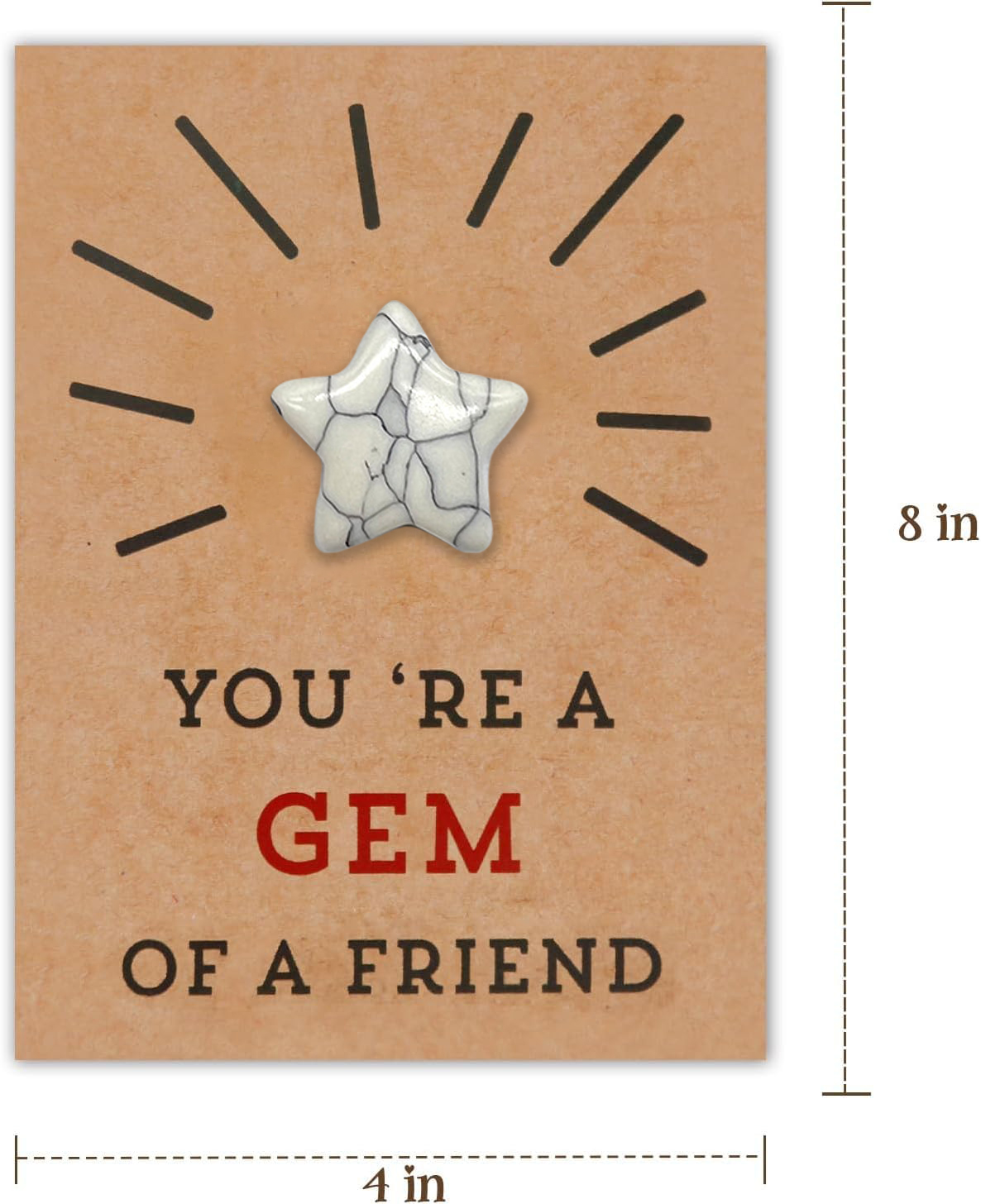24PCs Valentines Cards with Star-Shape Crystals-Valentines Day Gifts for Kids