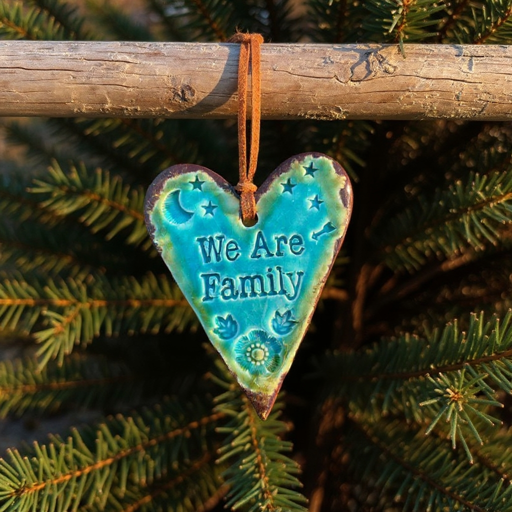 👧SOUL SISTER ... Handmade Ceramic Ornament