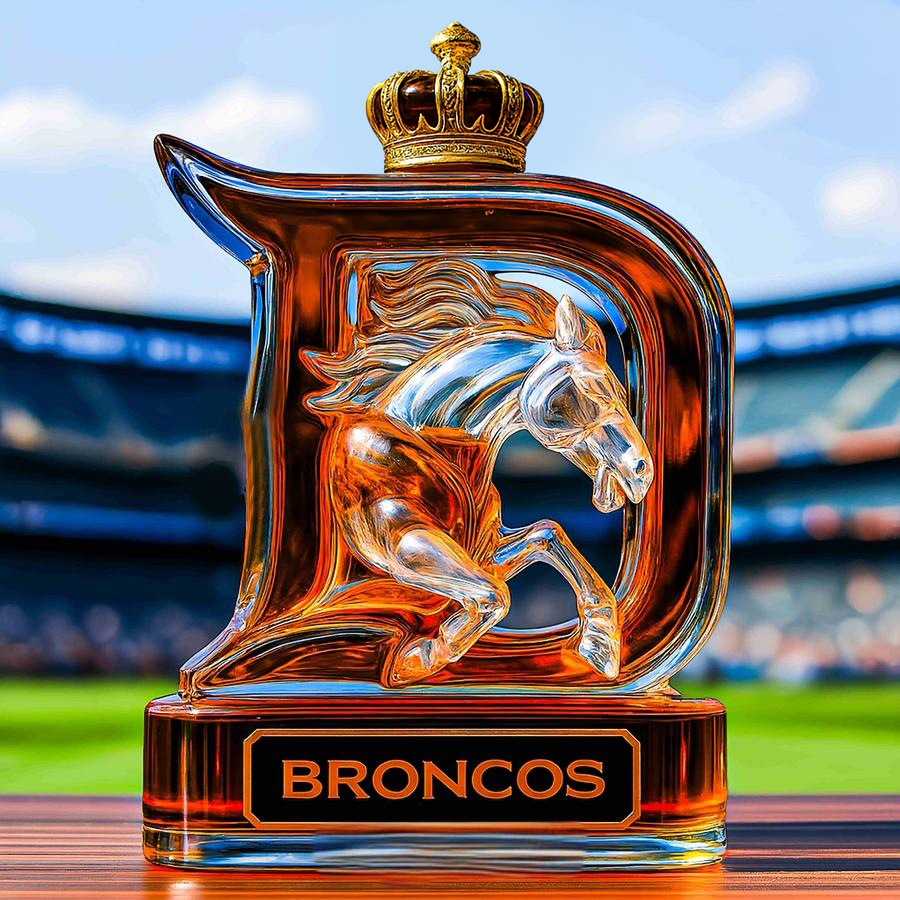 Jack Daniel’s Denver Broncos Whiskey Bottle