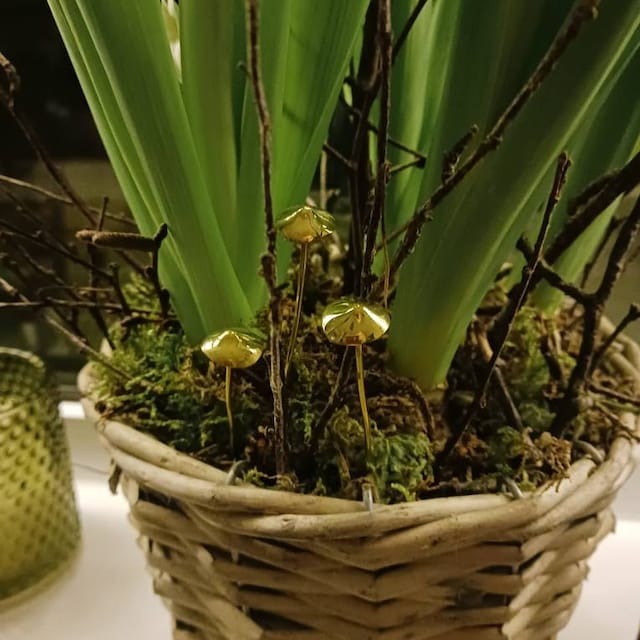 Handcrafted Brass Mushroom