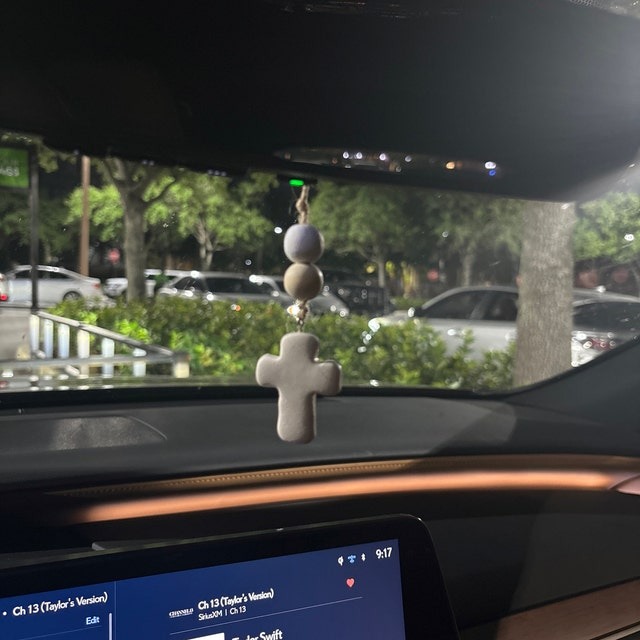 Cross Car Mirror Hangers