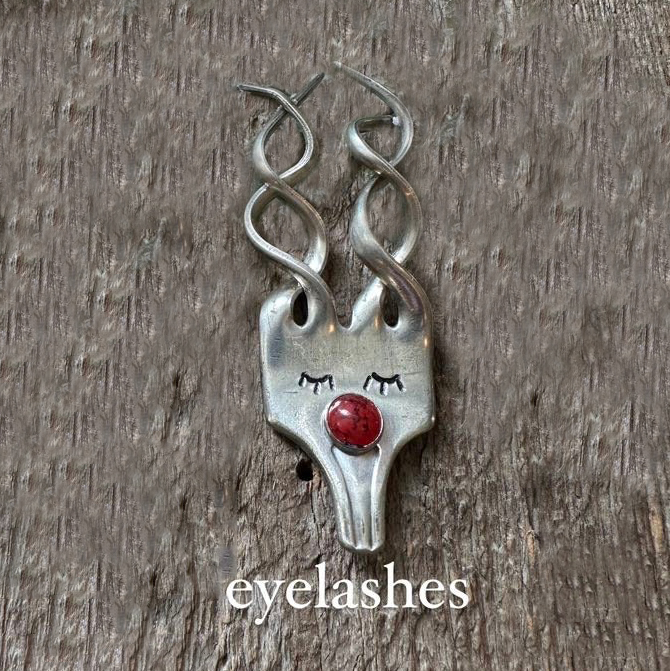 Fork reindeer ornament