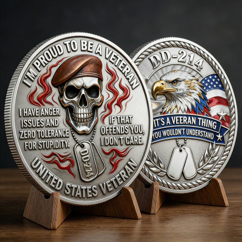 DD-214 Veteran Edition Commemorative Coin