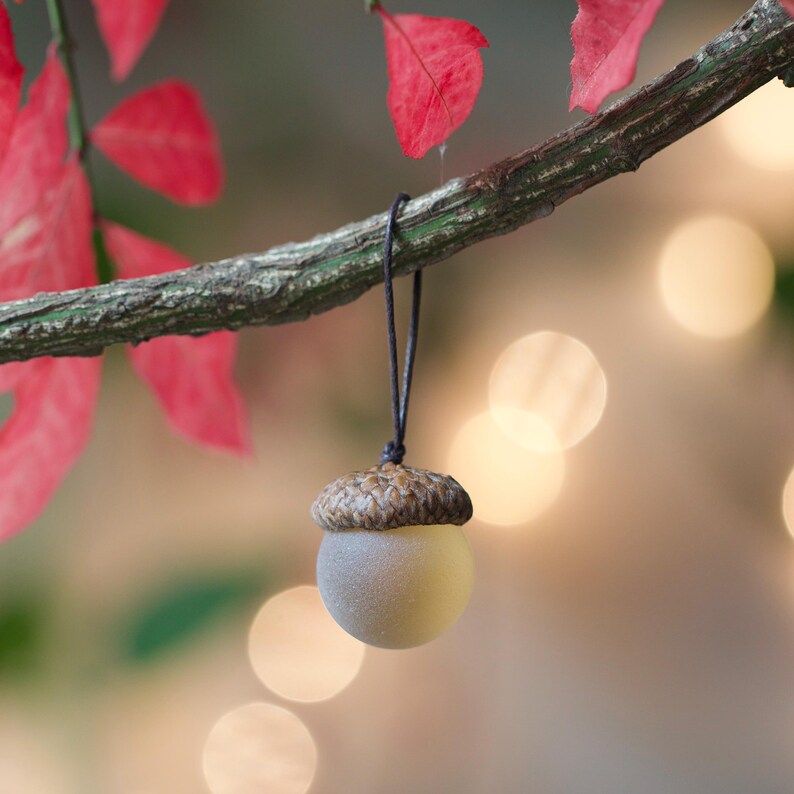 Handmade Sea Glass Acorns