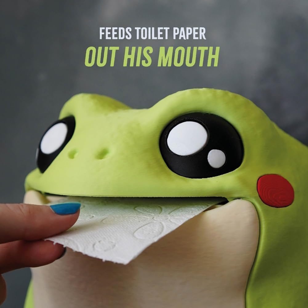Frodrick The Frog Toilet Paper Dispenser