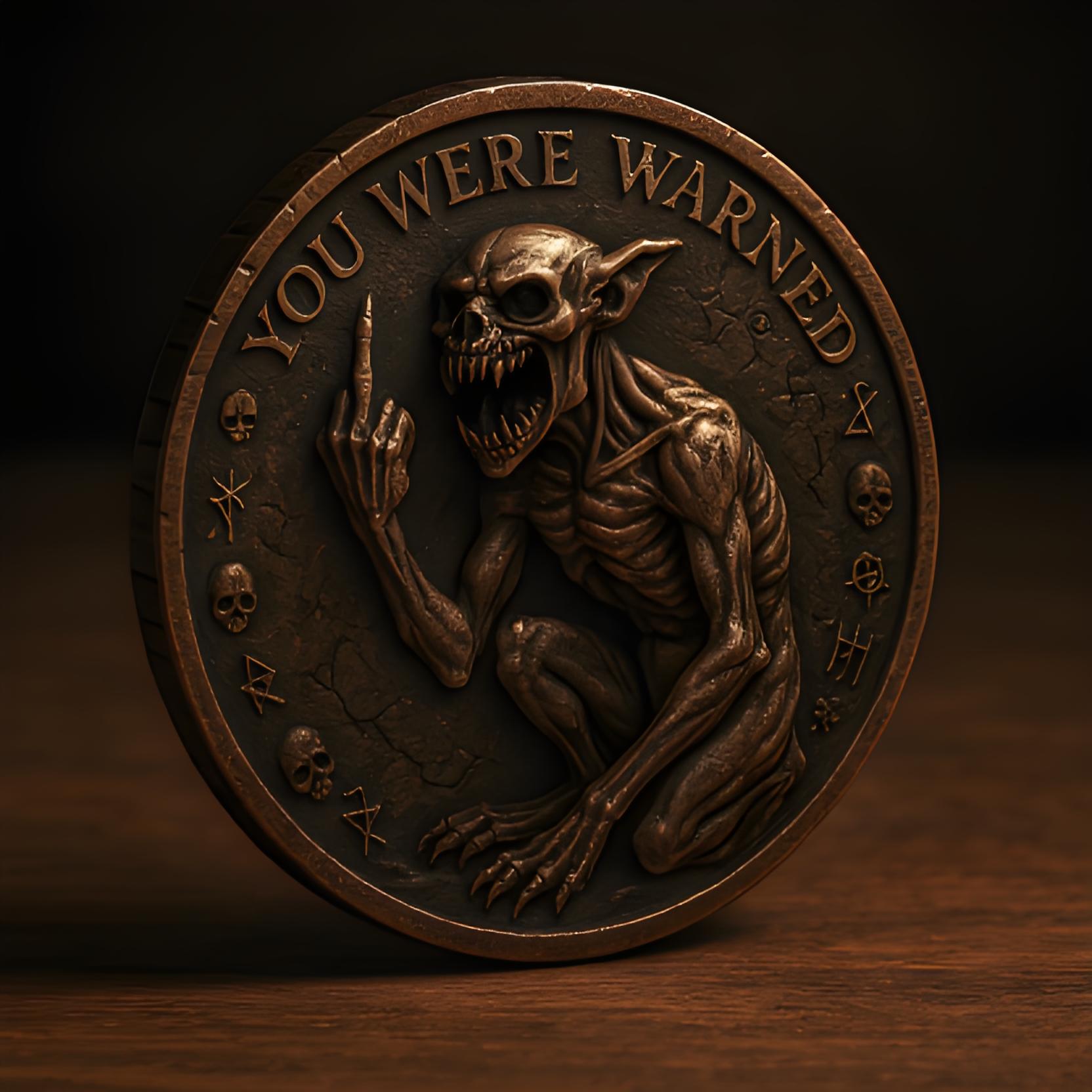 👽🖕 YOU WERE WARNED Alien Token