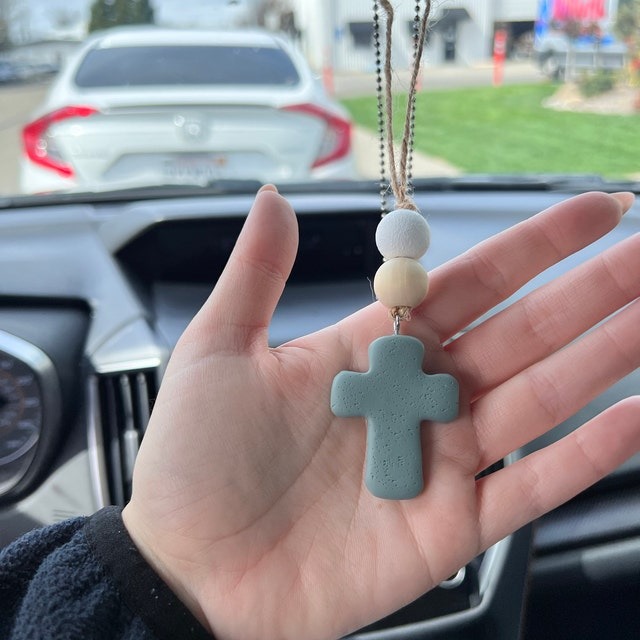 Cross Car Mirror Hangers